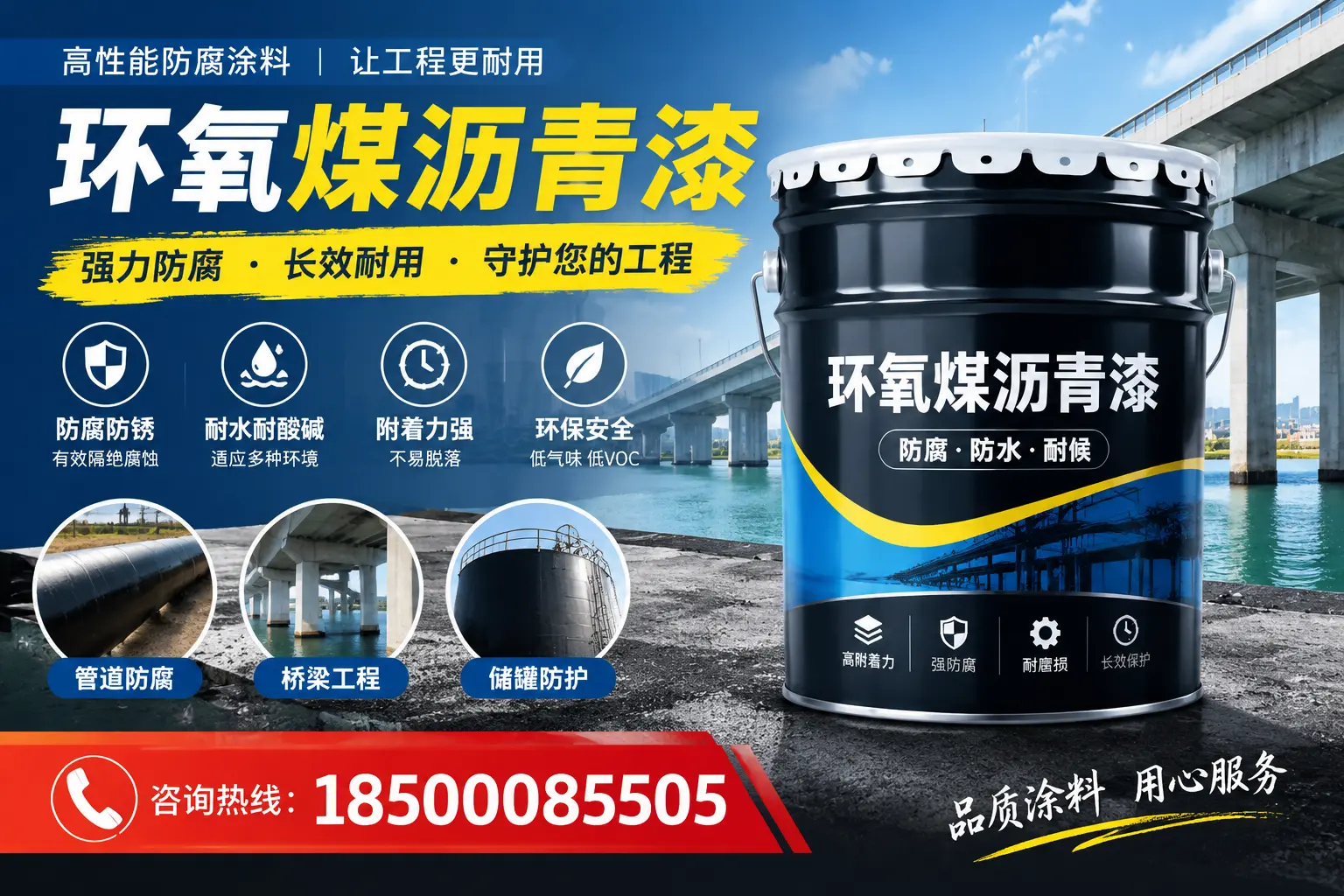 环氧煤沥青漆的施工流程详解，绥化企业的必备知识